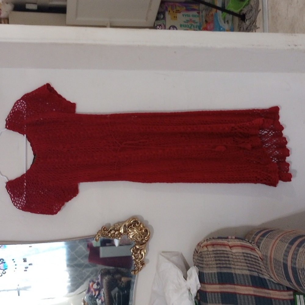 Knitted dress nice and warm